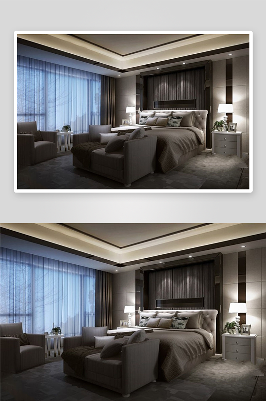 家具设计床3D模型-众图网