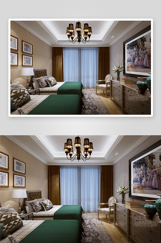 家具设计床3D模型-众图网