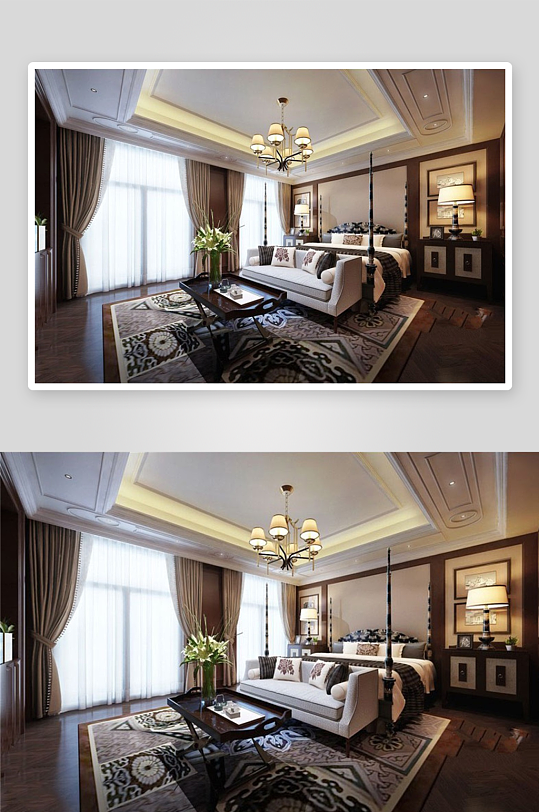 家具设计床3D模型-众图网