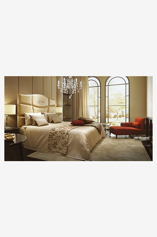 家具设计床3D模型-众图网