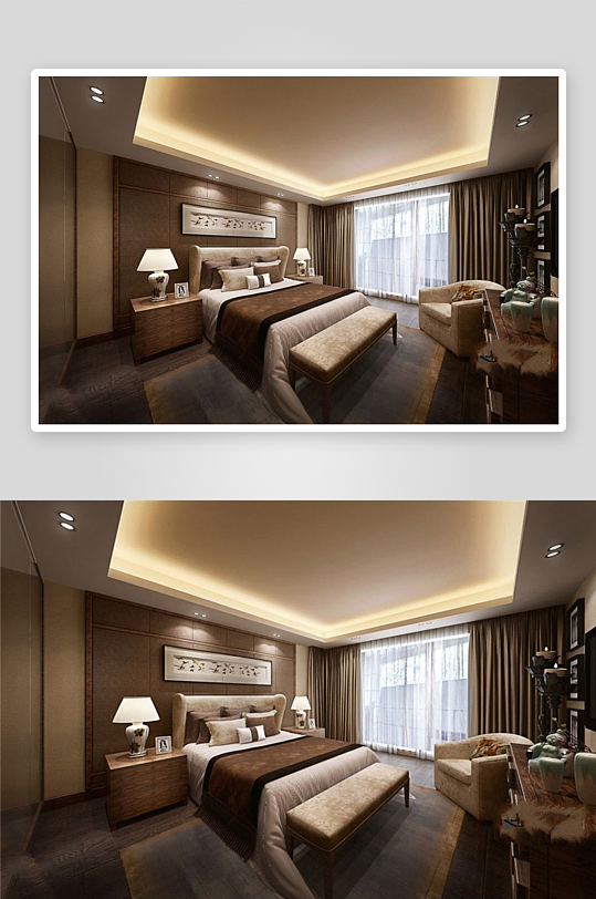 家具设计床3D模型-众图网