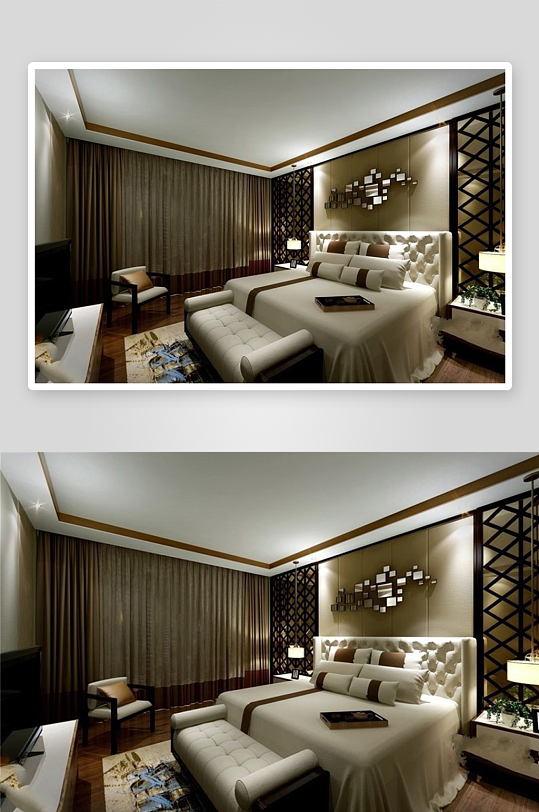 家具设计床3D模型-众图网