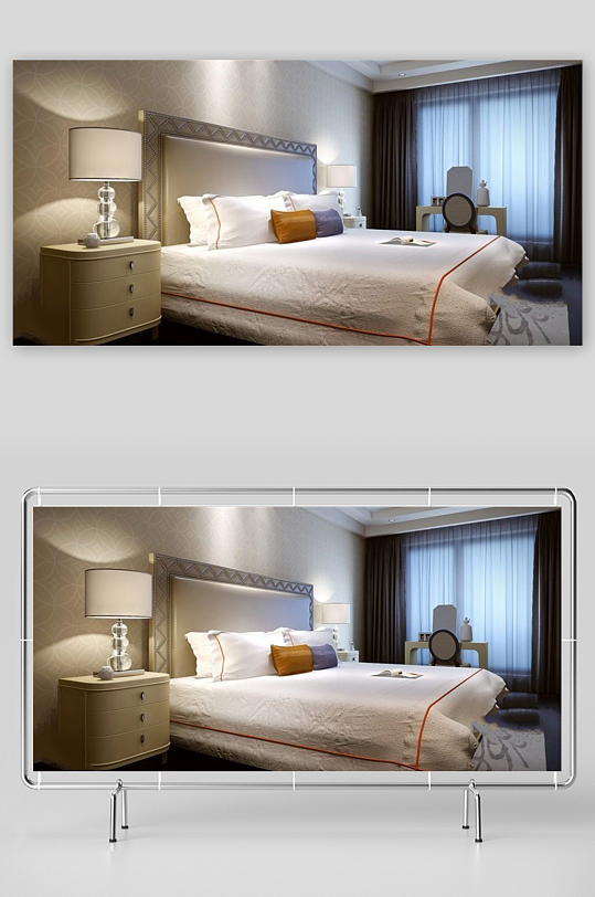 家具设计床3D模型-众图网