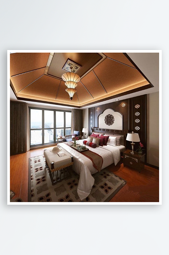 家具设计床3D模型-众图网