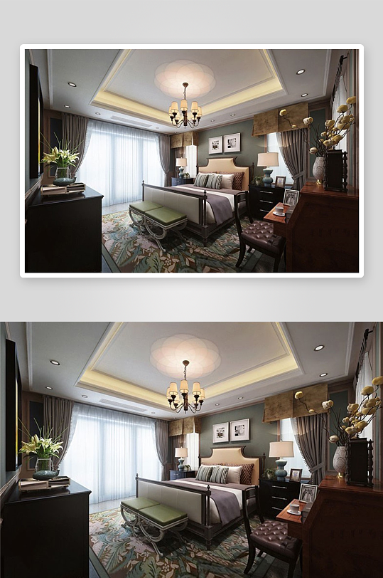 家具设计床3D模型-众图网