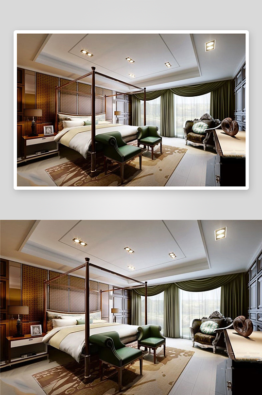 家具设计床3D模型-众图网