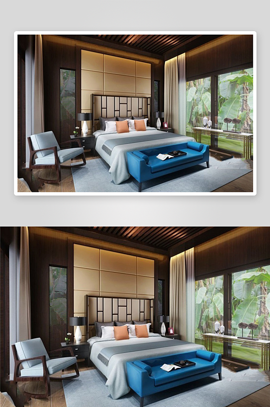 家具设计床3D模型-众图网