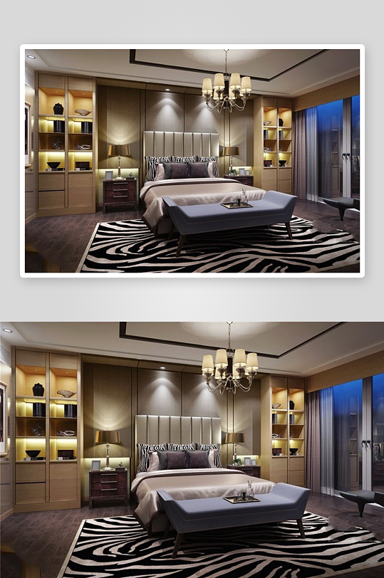 家具设计床3D模型-众图网