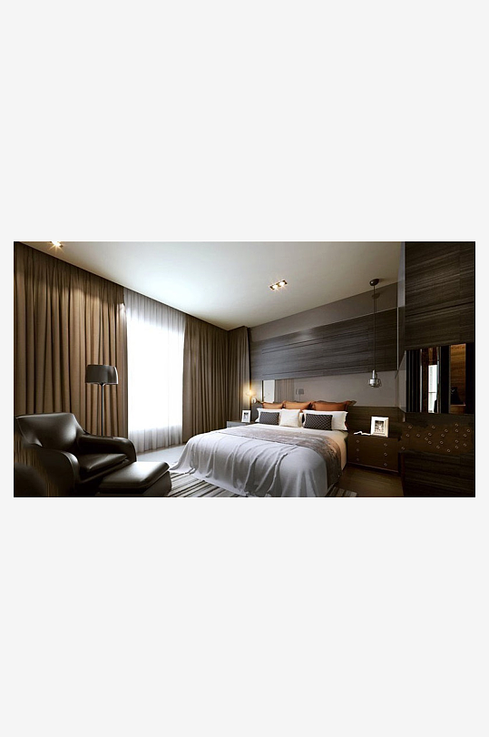 家具设计床3D模型-众图网