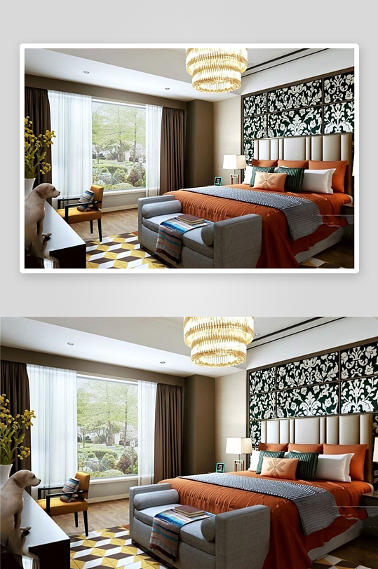 家具设计床3D模型-众图网