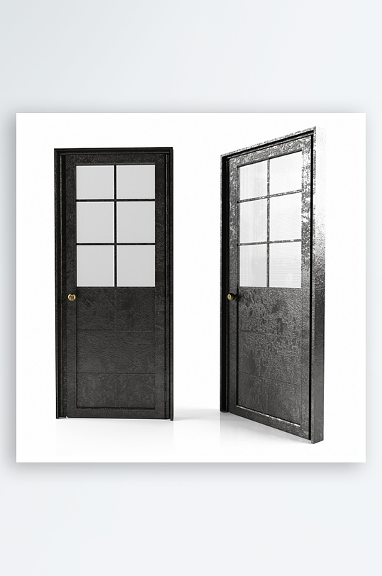 家具设计门3D模型-众图网