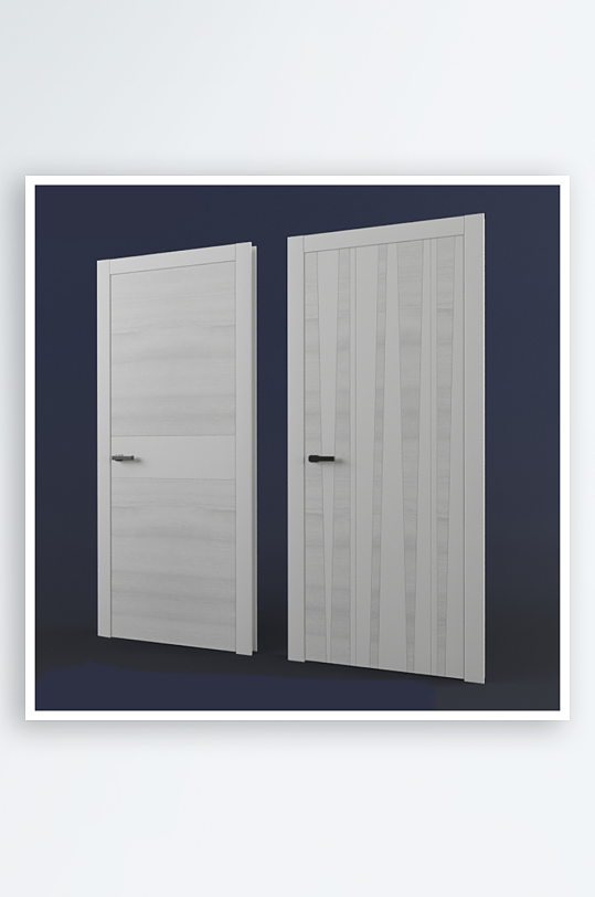 家具设计门3D模型-众图网