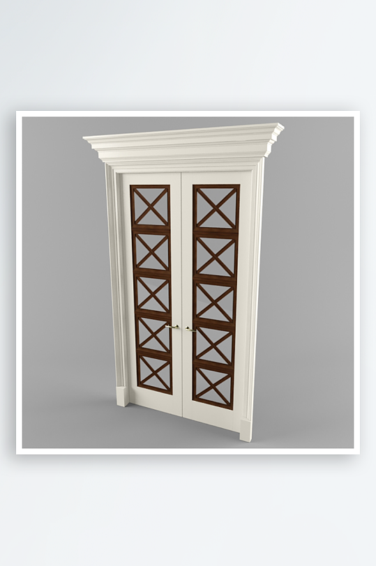 家具设计门3D模型-众图网