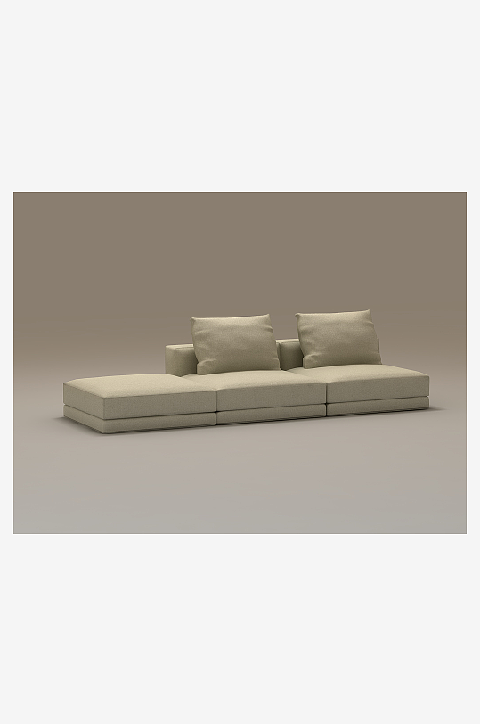 沙发家具设计3D模型-众图网