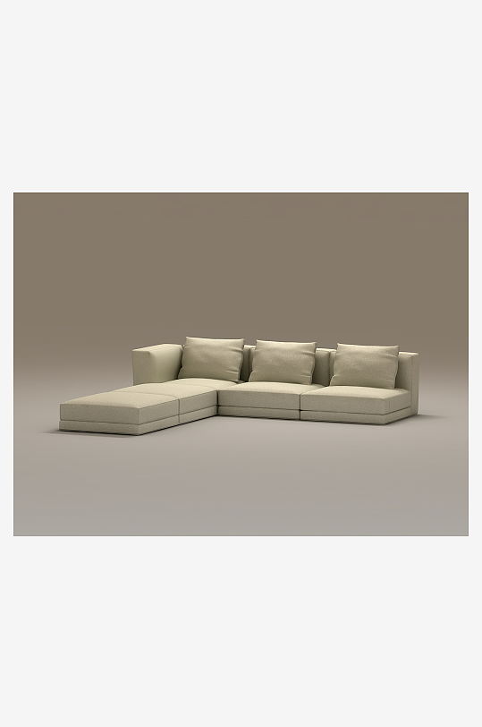 沙发家具设计3D模型-众图网