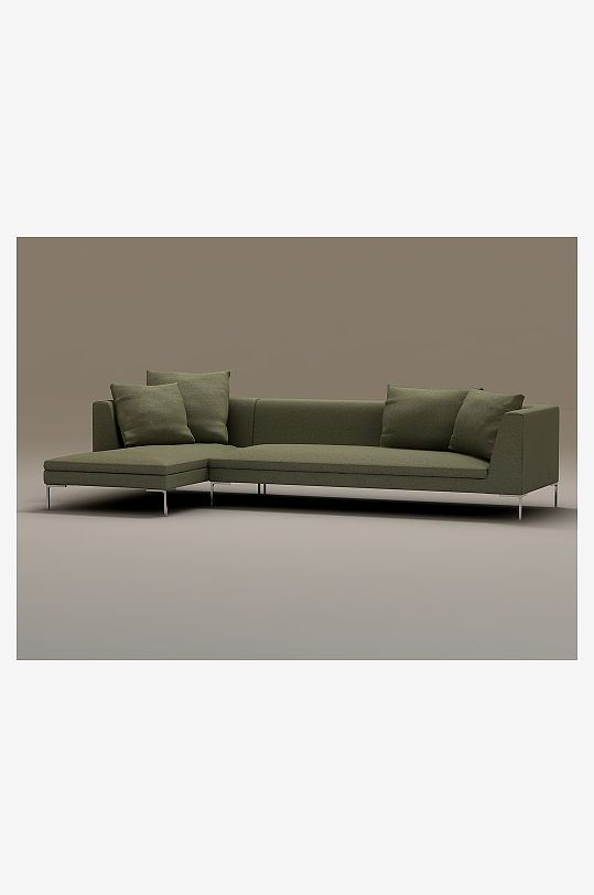 沙发家具设计3D模型-众图网