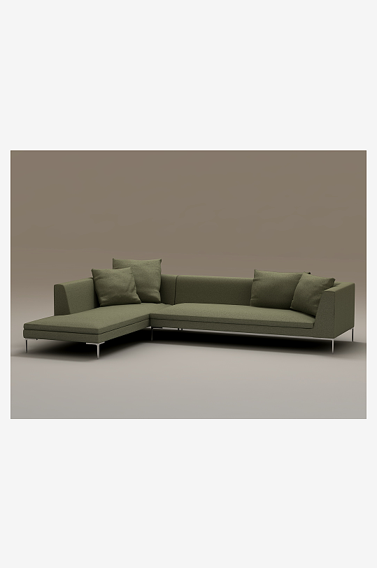 沙发家具设计3D模型-众图网