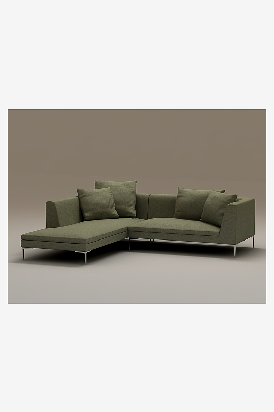 沙发家具设计3D模型-众图网