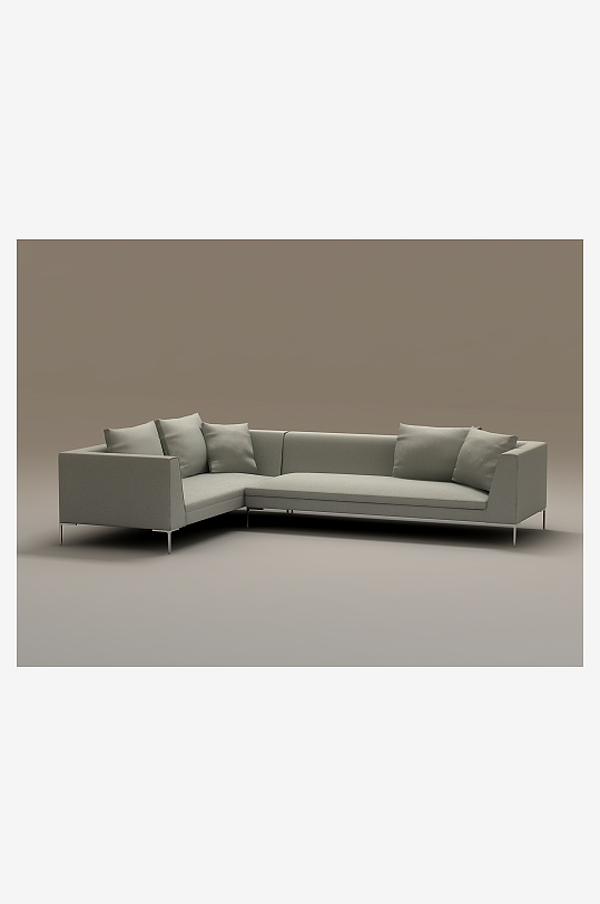 沙发家具设计3D模型-众图网