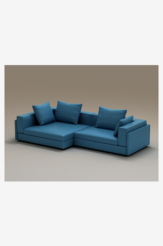 沙发家具设计3D模型-众图网