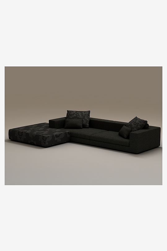 沙发家具设计3D模型-众图网