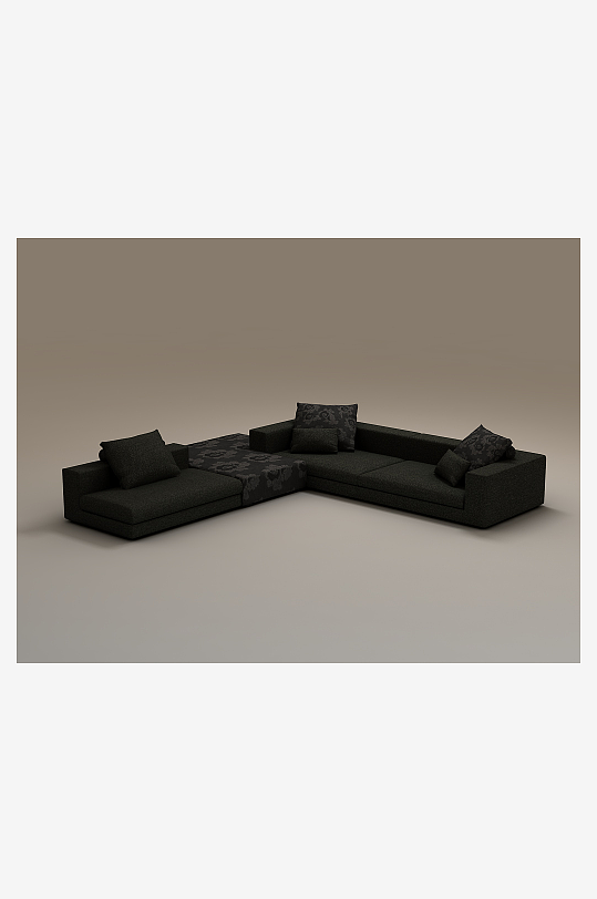 沙发家具设计3D模型-众图网