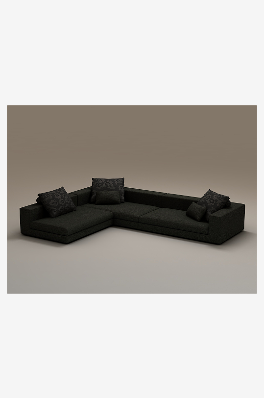 沙发家具设计3D模型-众图网