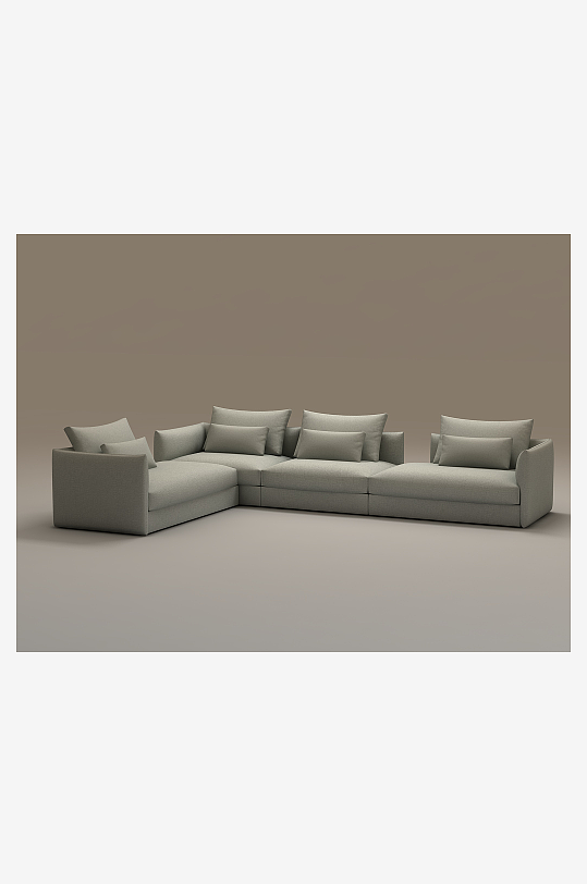 沙发家具设计3D模型-众图网