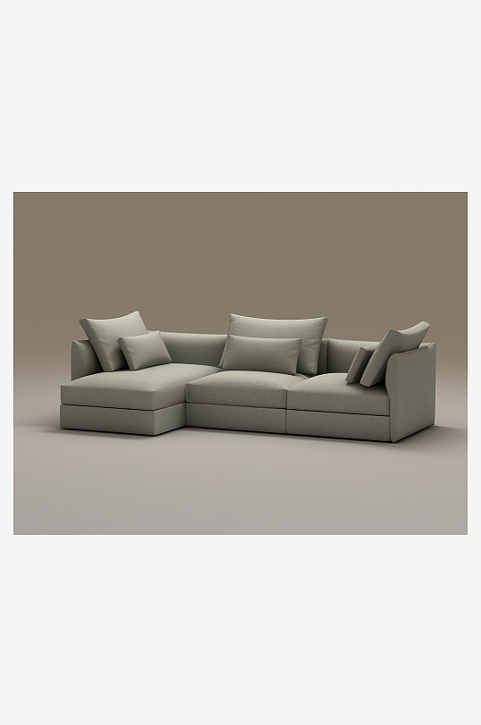 沙发家具设计3D模型-众图网