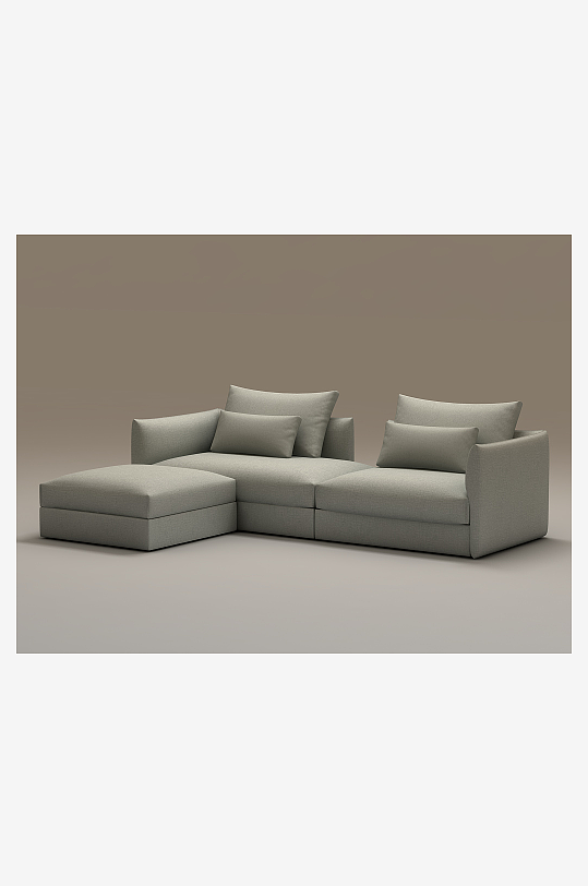 沙发家具设计3D模型-众图网