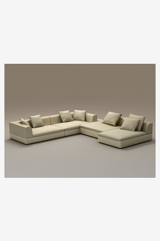 沙发家具设计3D模型-众图网