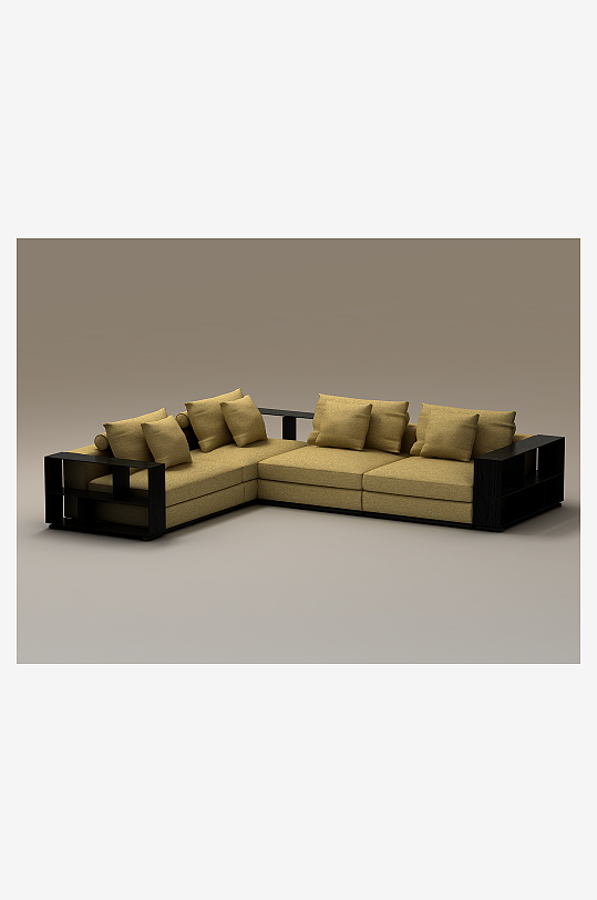 沙发家具设计3D模型-众图网