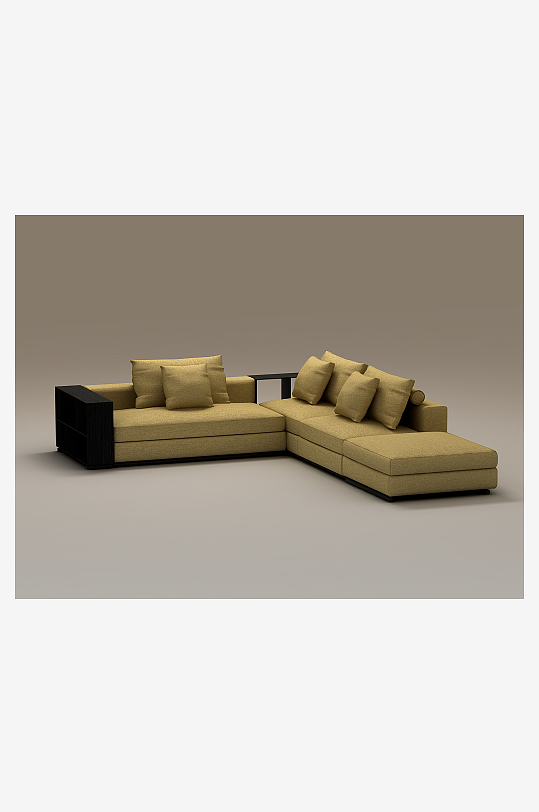 沙发家具设计3D模型-众图网