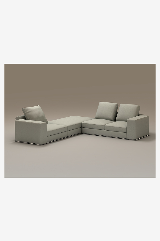 沙发家具设计3D模型-众图网