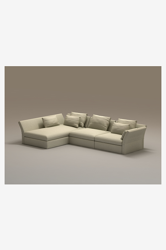 沙发家具设计3D模型-众图网