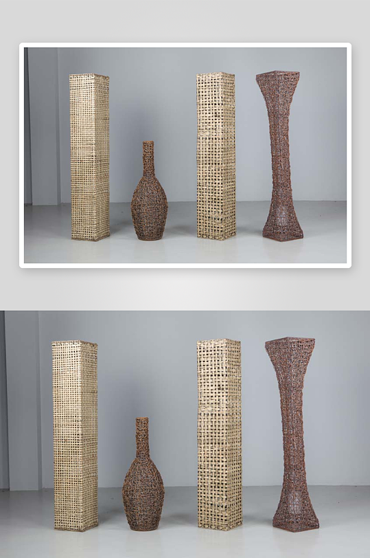 藤瓶子家具设计3D模型-众图网