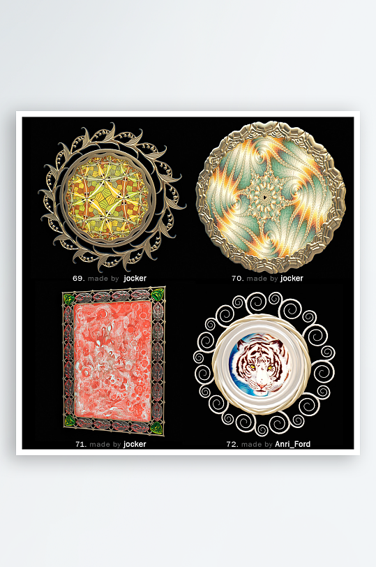 相框家具设计3D模型-众图网