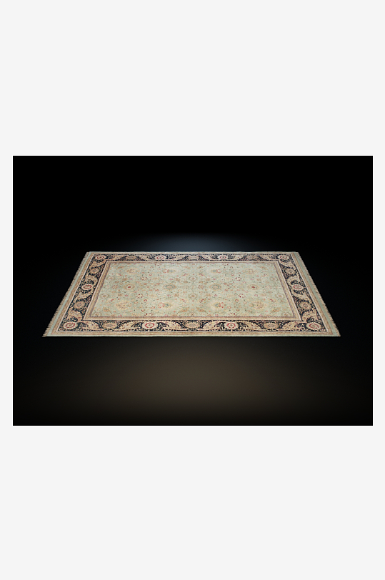 地毯家具设计3D模型-众图网