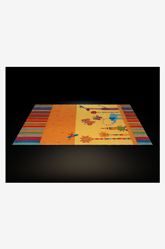 地毯家具设计3D模型-众图网