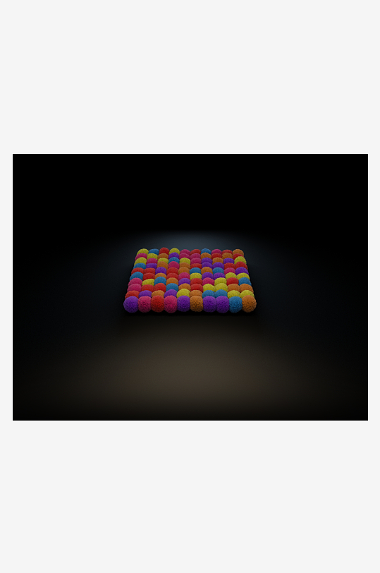 地毯家具设计3D模型-众图网