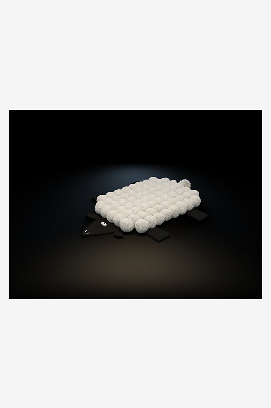 地毯家具设计3D模型-众图网