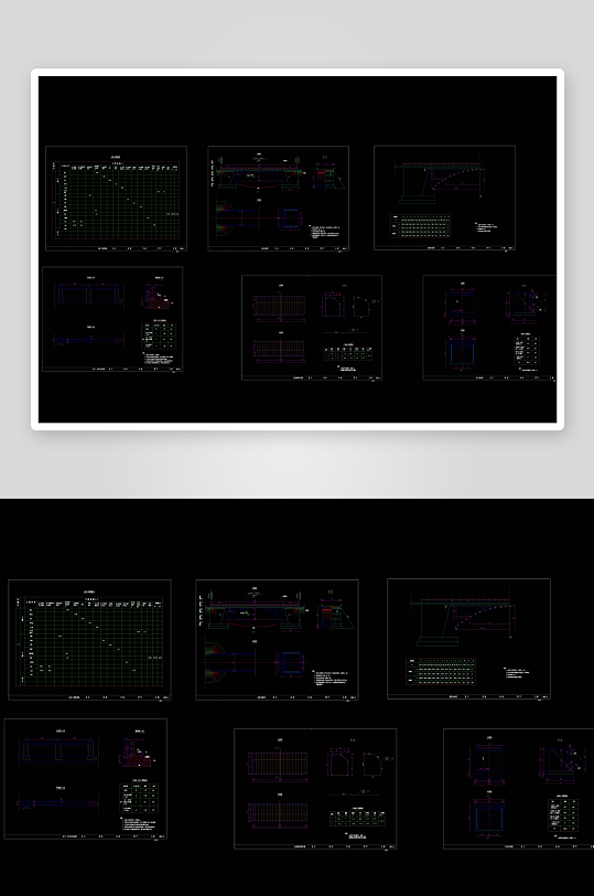 园林桥家装设计cad图纸-众图网
