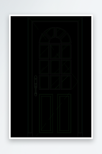 精美门建筑设计cad图纸
