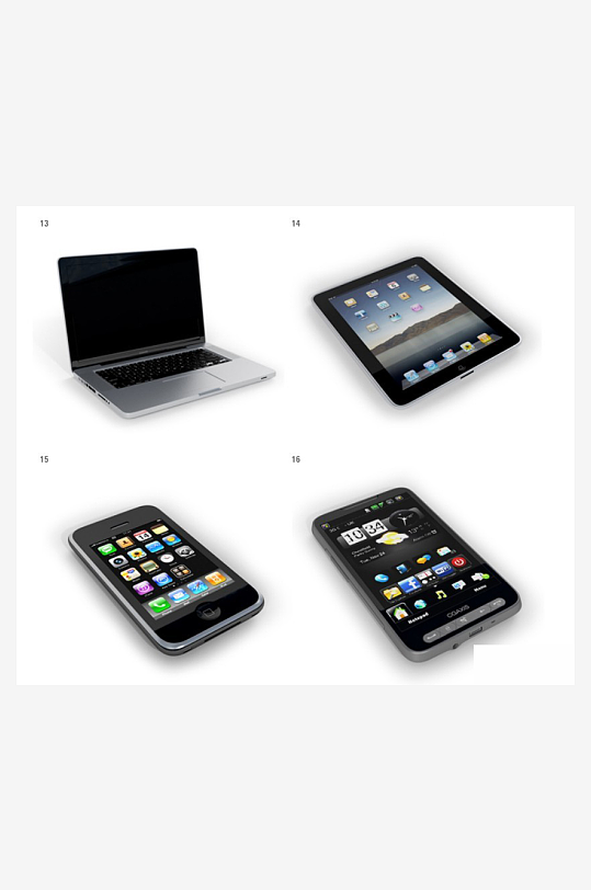 立体家具家居3D模型-众图网