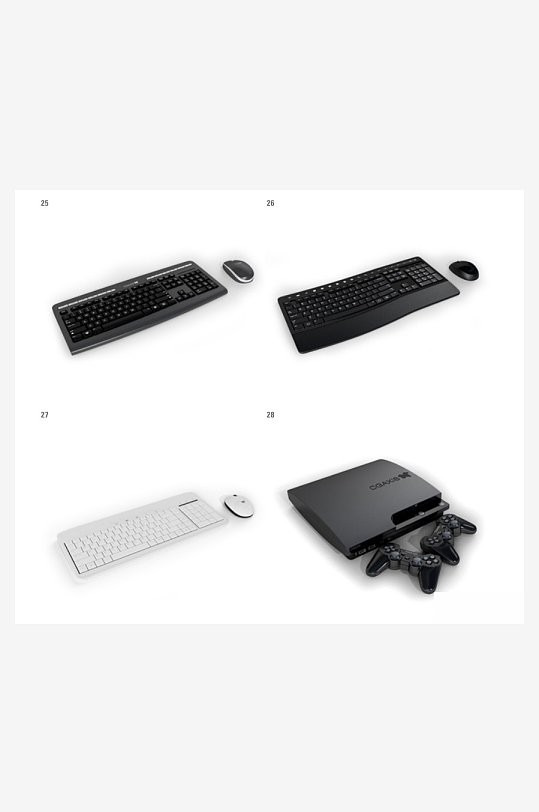 立体家具家居3D模型-众图网