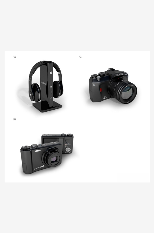 立体家具家居3D模型-众图网