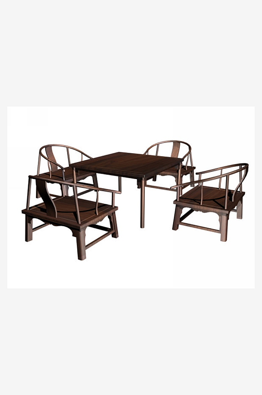 立体家具家居3D模型-众图网