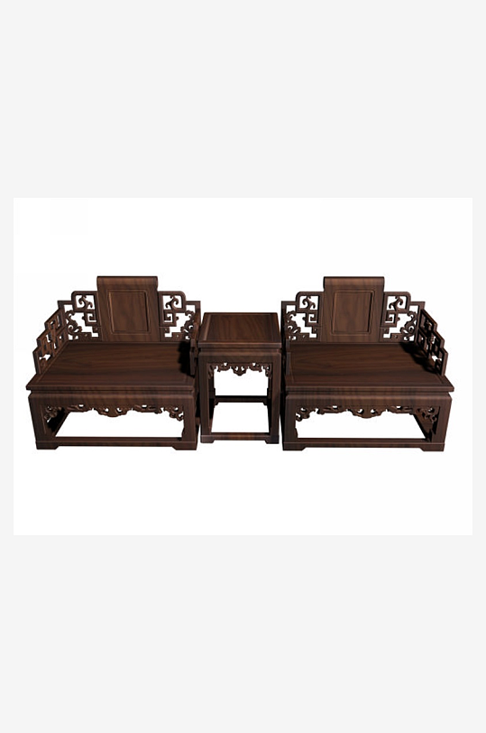 立体家具家居3D模型-众图网