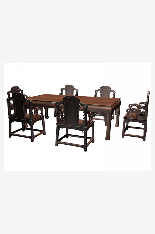 立体家具家居3D模型-众图网