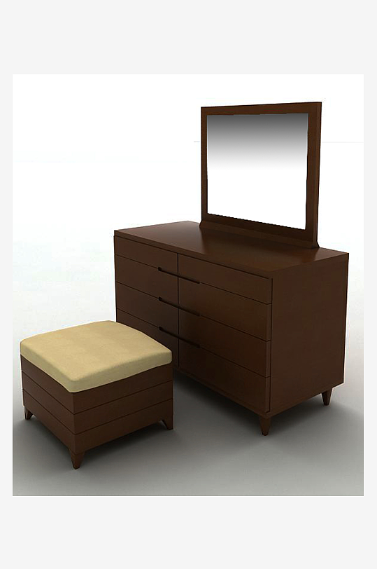 立体家具家居3D模型-众图网